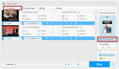 Load WMV Files into the Program