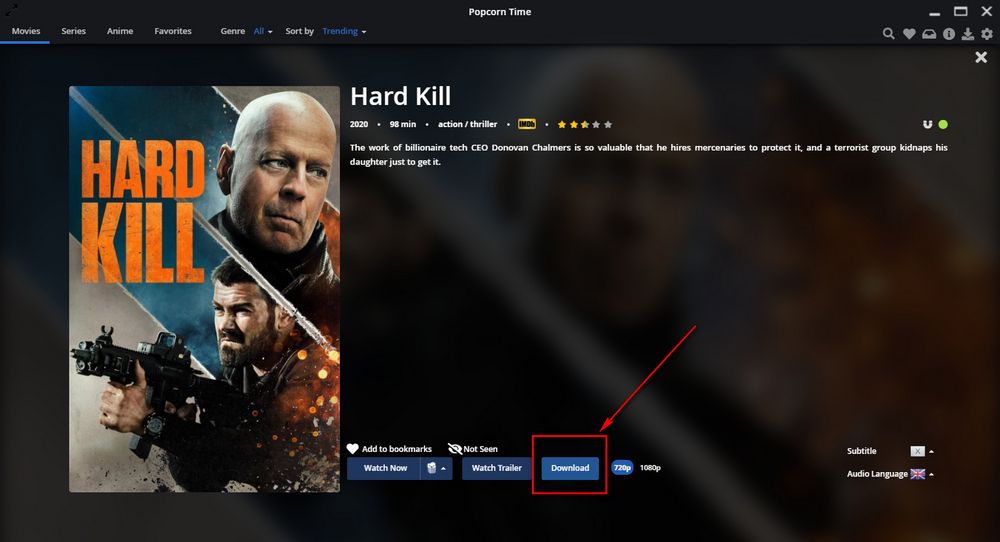 Download Popcorn Time Movies with Subtitles