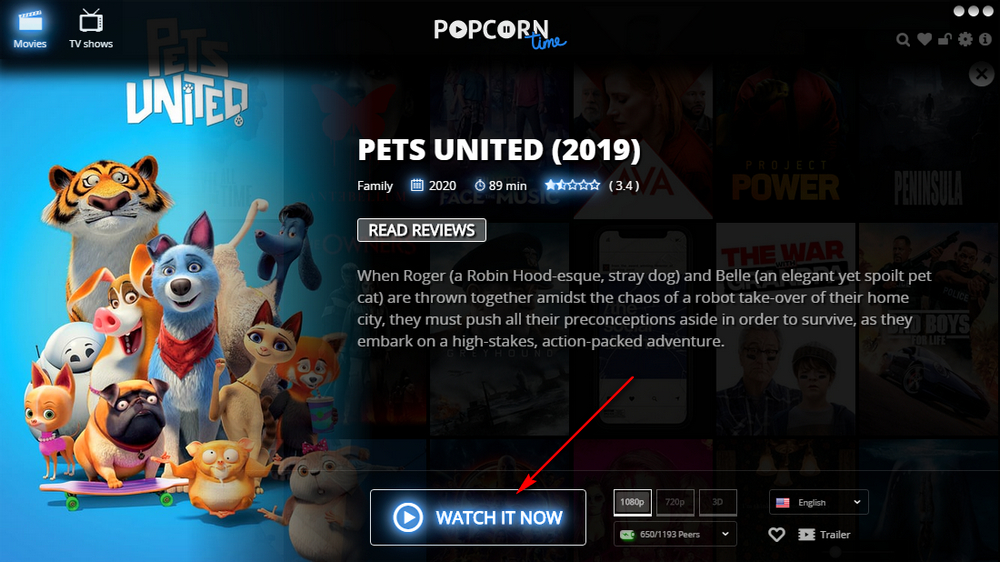 Preload Popcorn Time Title