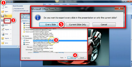 PowerPoint 2007 Save as Video