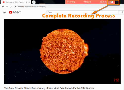 The Process of Recording Screen