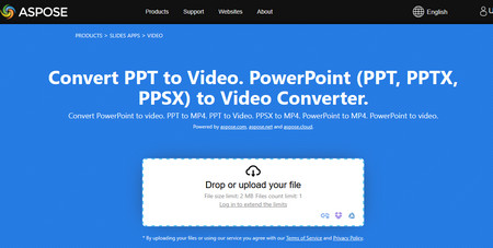 Convert PowerPoint to MP4 Online