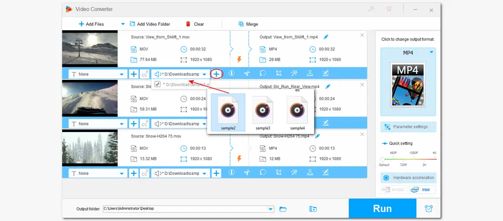 Merge Audio with Video