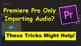 Premiere Pro Only Importing Audio