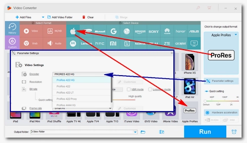 Convert H264 to ProRes