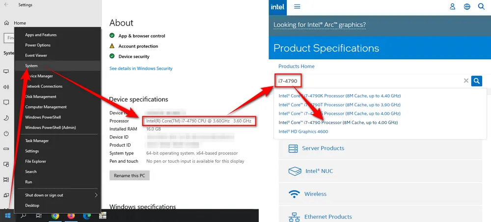 Determine Your Intel Processor Model