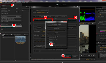 Convert an R3D File in REDCINE-X PRO