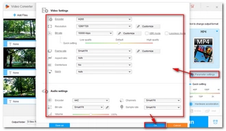 Modify Re-encoding Settings