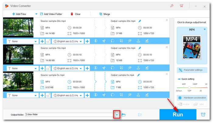 Re-encode Video at Once