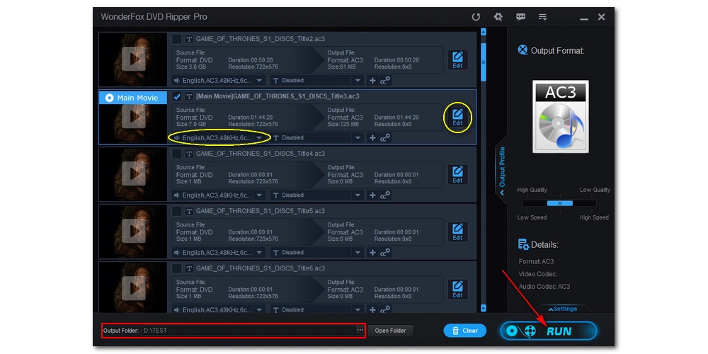 Rip Audio from DVD