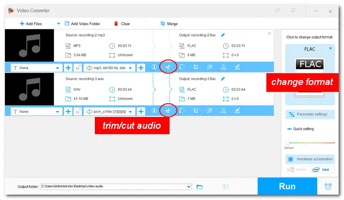 Convert and Edit Audio