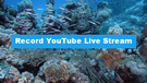 Record YouTube Live Stream