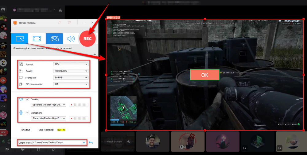 Record a Discord Stream
