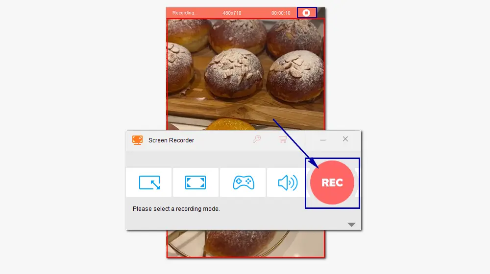 Begin Instagram Live Screen Record