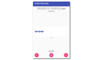 Use the Audio Recorder App