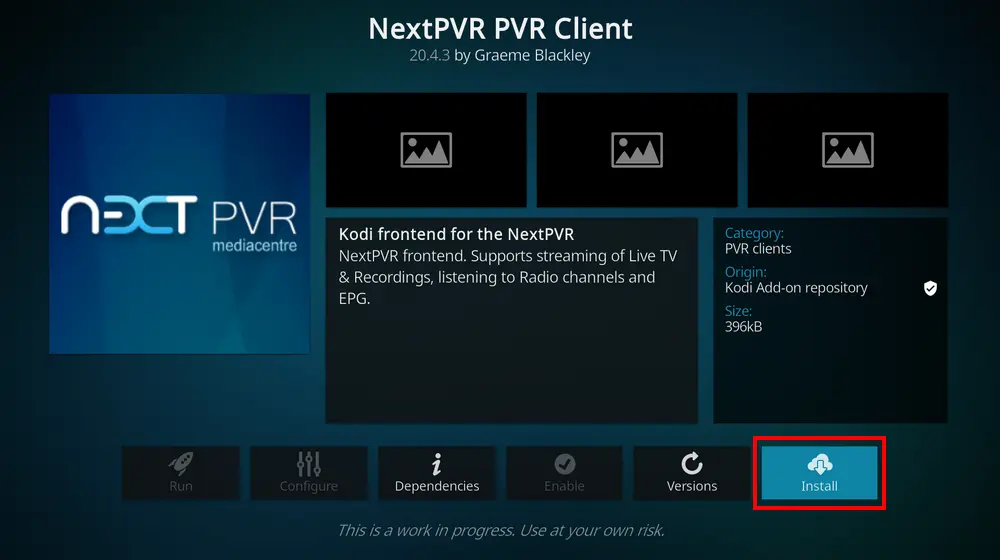 Kodi Record TV