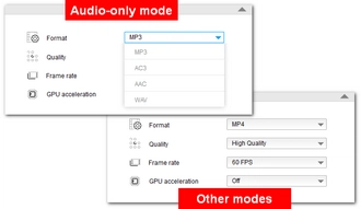 Adjust Recording Settings