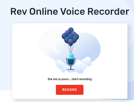 Rev online voice recorder