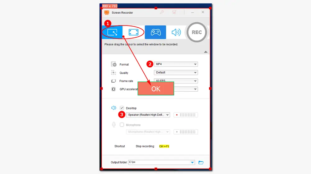 Modify Recording Settings