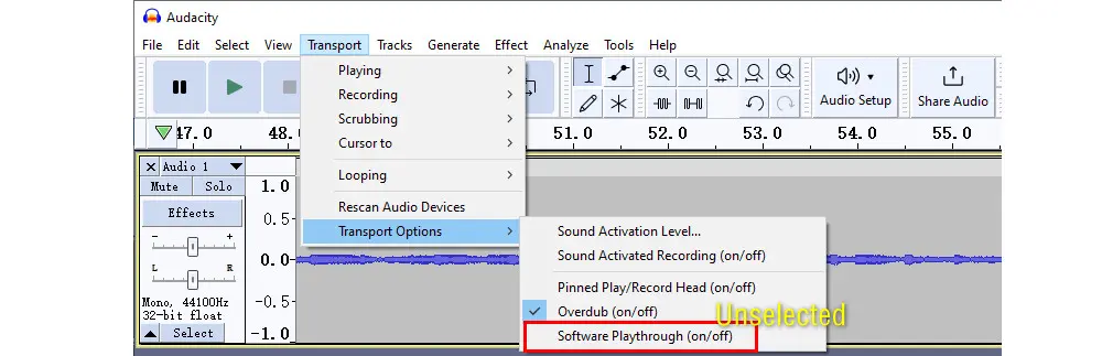 Record Streaming Audio Audacity