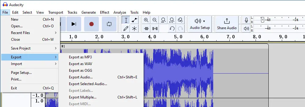 Audacity Do Streaming Audio Recording 