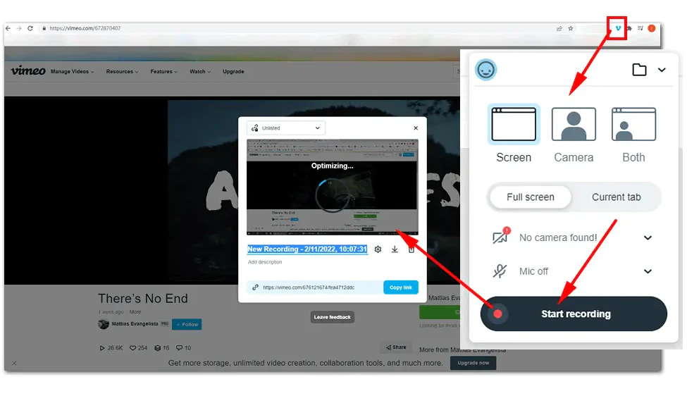 Vimeo Record