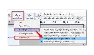 Record My Voice with Background Music in Audacity