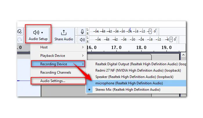 Record My Voice with Background Music in Audacity