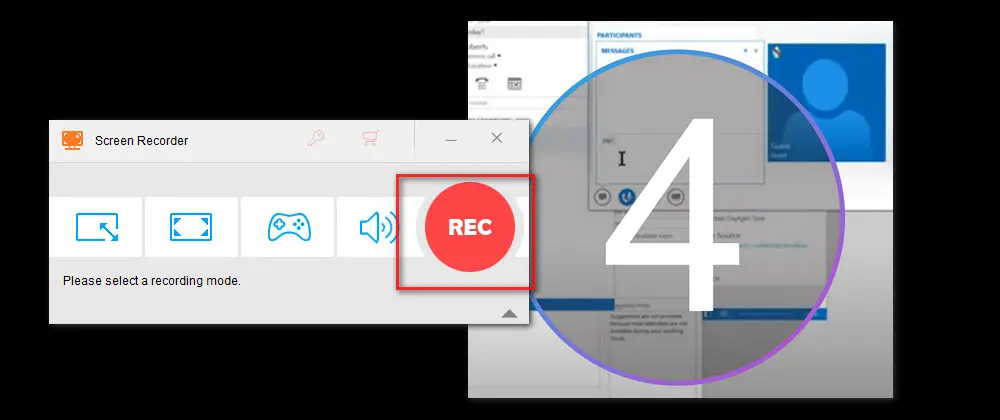 Start Recording Lync Meetings