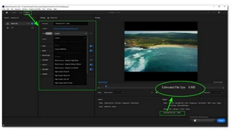 Compress a Video in Premiere Pro