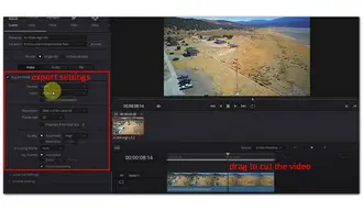 Compress a Video in DaVinci Resolve