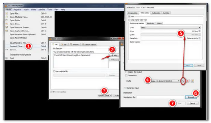 Compress a Video in VLC