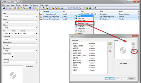 How to Remove MP3 Album Art with Mp3tag