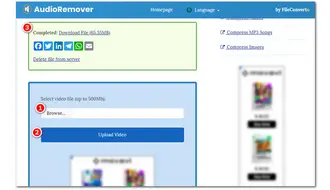 Online MOV Audio Remover