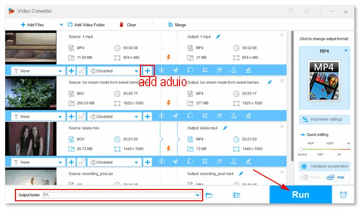 Export Resulting Files