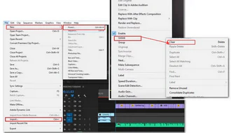 Delete linked audio in Premiere Pro
