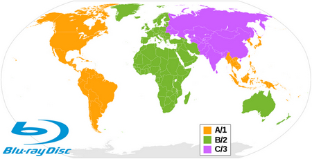 Region Codes for Blu-ray Disc