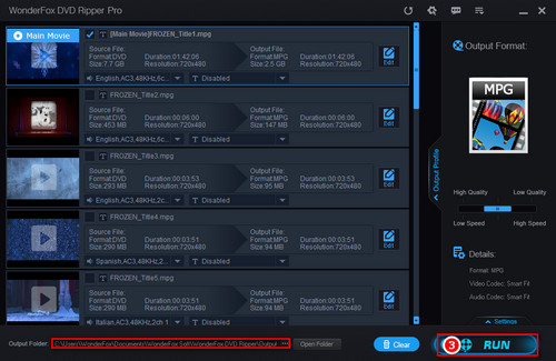 Finish DVD to MPG Conversion