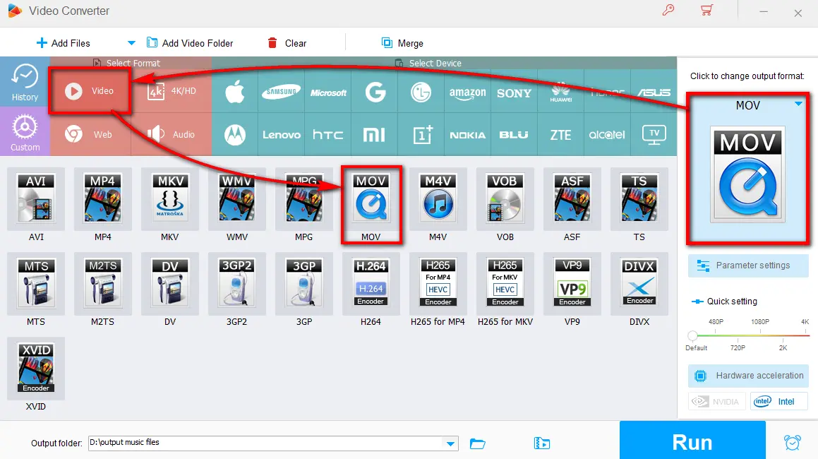 Resize Video MOV