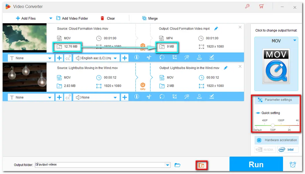 MOV File Resizer