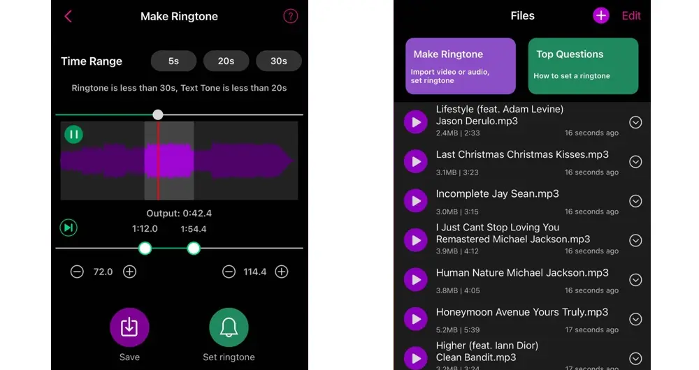 iPhone Ringtone Cutter