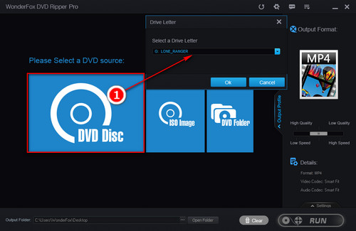Import DVD Source into the DVD Rip Software Windows 7