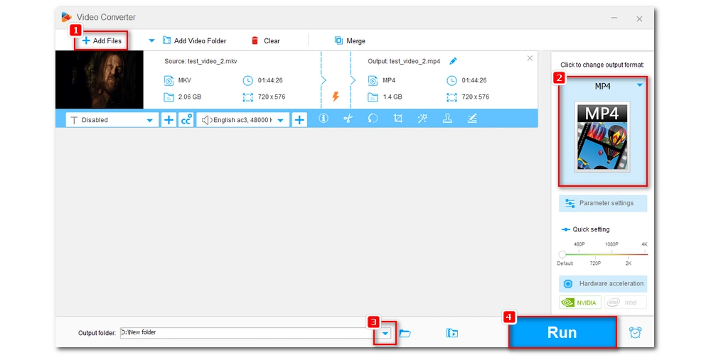 Convert Blu-ray to MP4