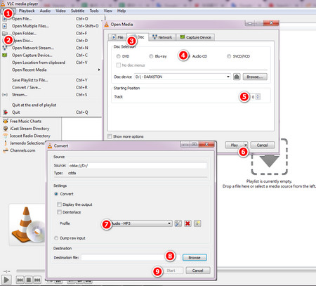 How to Rip CD Using VLC