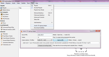 How to Use VLC Media Player Rip CD Track by Track