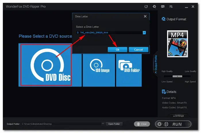 Load DVD into the Software