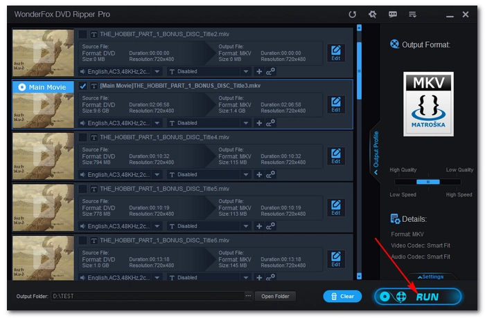 Control output quality