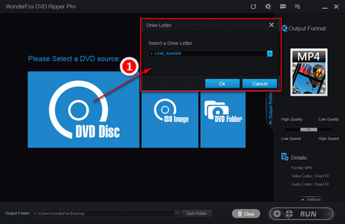 Import DVD Source into the Software