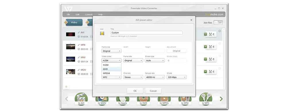 Convert DVD to Video with Freemake