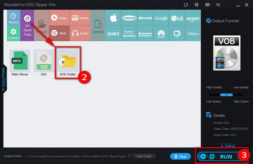 Copy DVD to DVD Folder to Get VOB Files